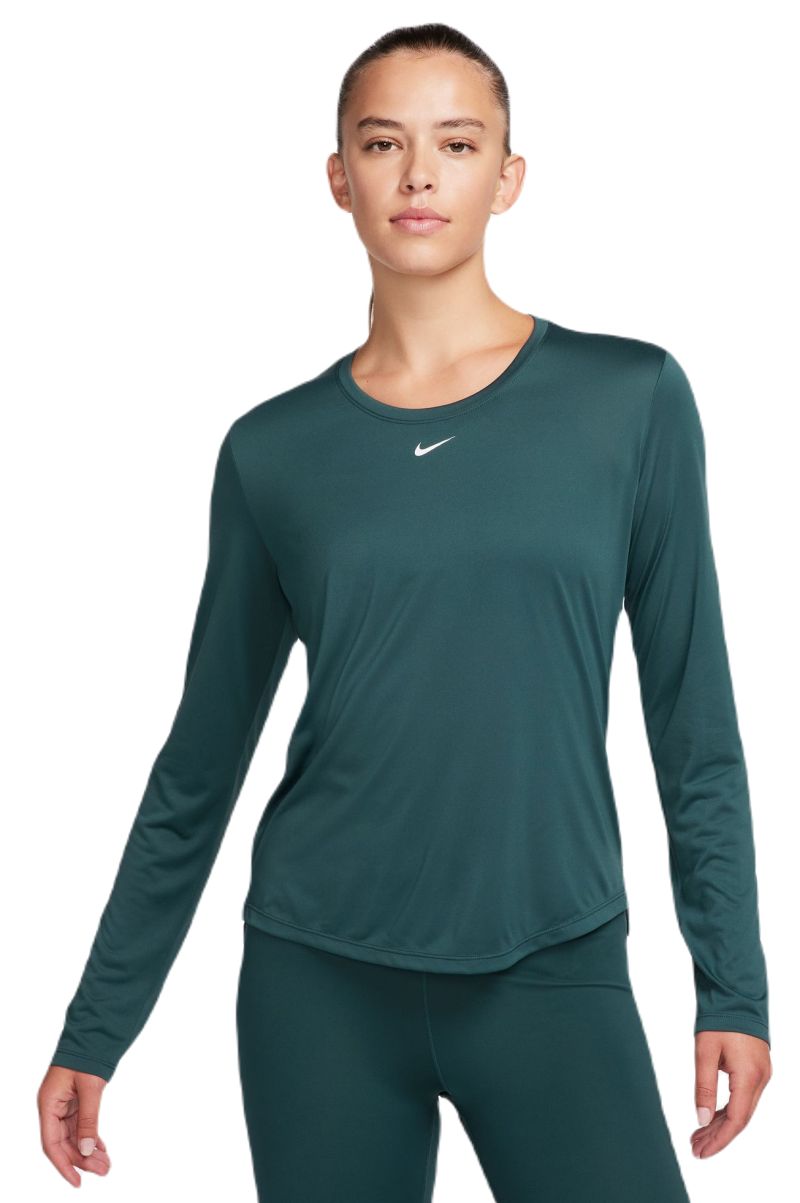 Nike Dri-FIT One Standard Fit Top - deep jungle/white Nike Dri-FIT One Standard Fit Top - deep jungle/white