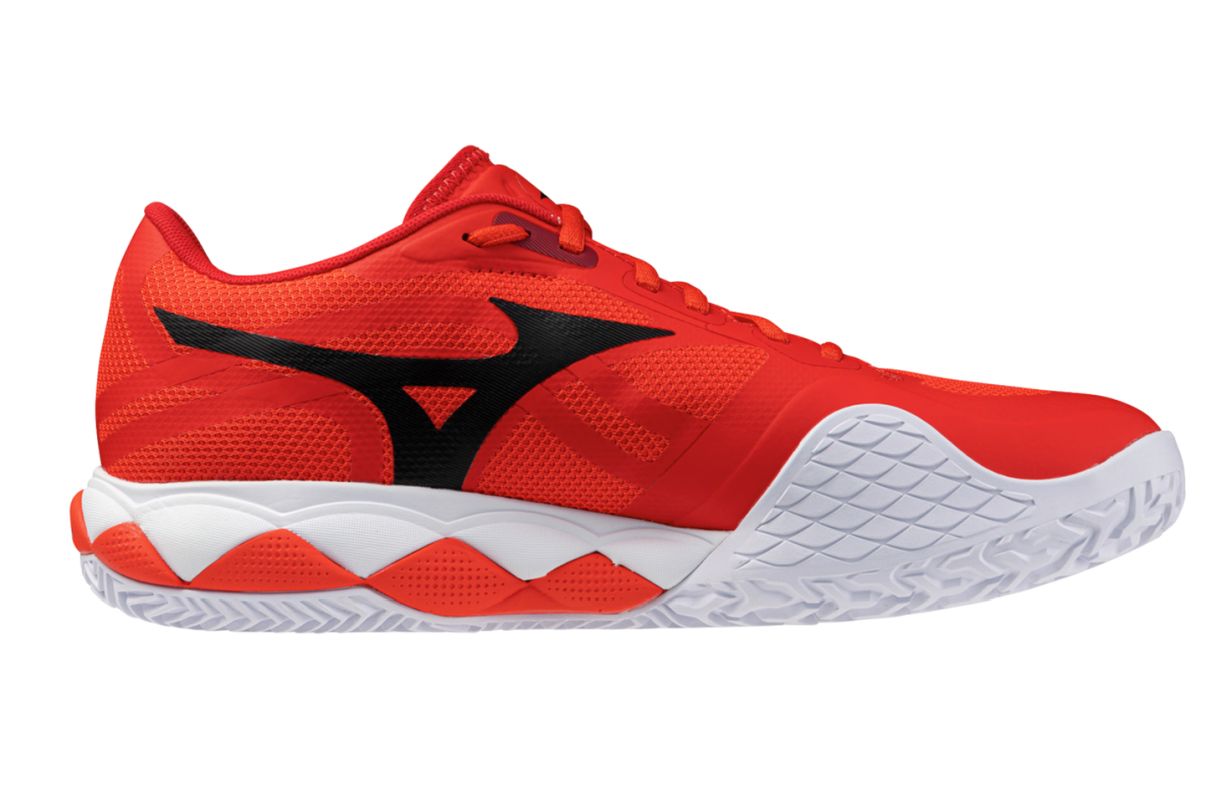 Mizuno Wave Enforce Tour 2 CC - fiery red/white/sun-dried tomato
