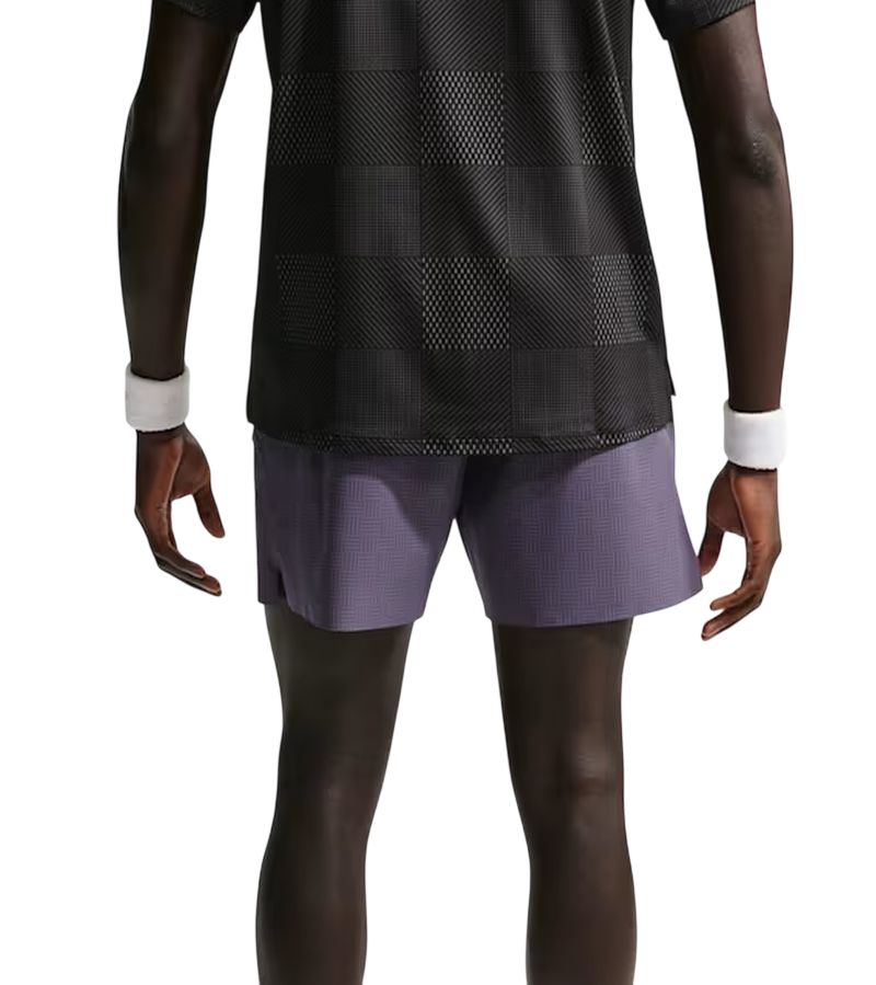 Nike Court Advantage Dri-Fit 6in - dark raisin/white