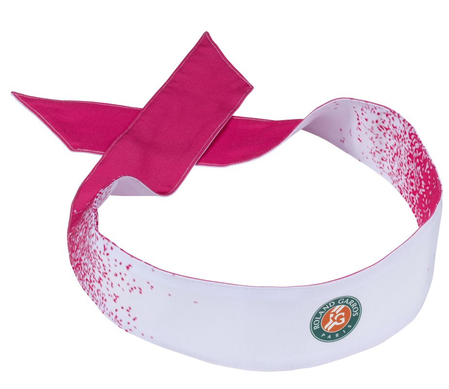 Roland Garros Bandana Performance - white/rose