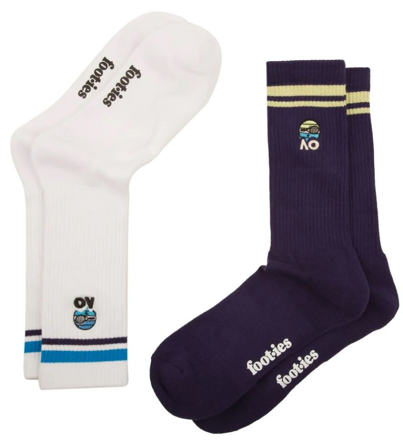 FAOS1416-WHTH Australian Open Sunset Racket Sneaker 2P