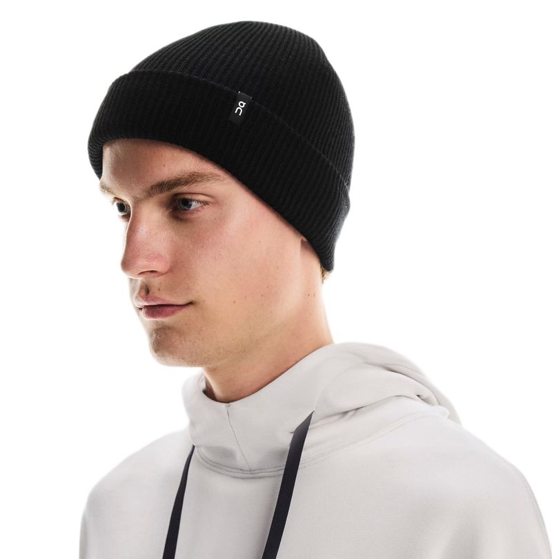 Czapka zimowa On Merino Beanie - black