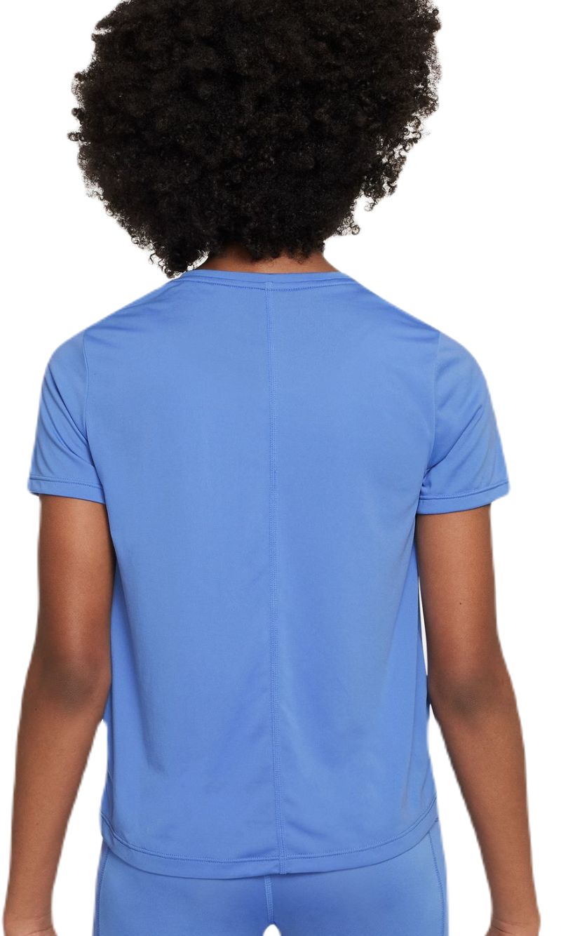 AURORA_DD7639-450_PHSFM001-2000 Nike Dri-Fit One Short Sleeve Top GX - polar/white