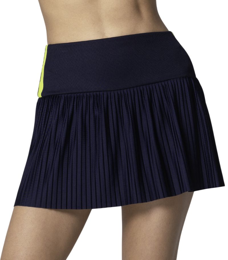 Lucky in Love Racer Rib Pleated - midnight