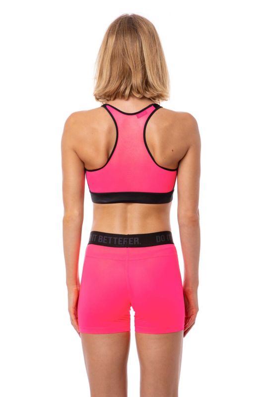 Hydrogen Sports Bra - black/fuchsia fluo