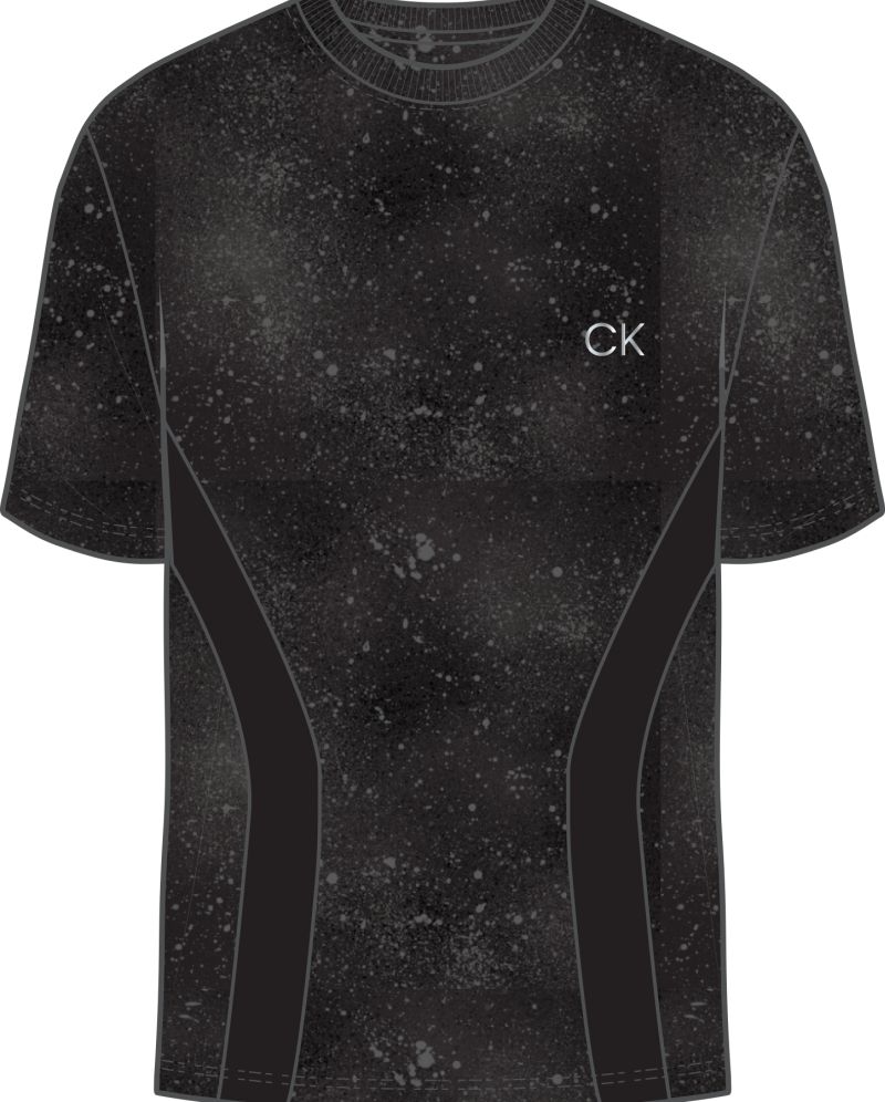 Calvin Klein WO SS T-shirt - black Calvin Klein WO SS T-shirt - black