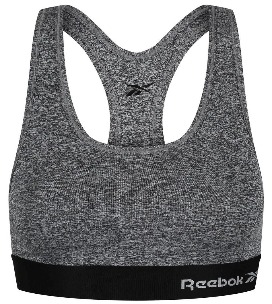 Reebok Womens Sports Crop Top SIMONE - grey marl Reebok Womens Sports Crop Top SIMONE - grey marl