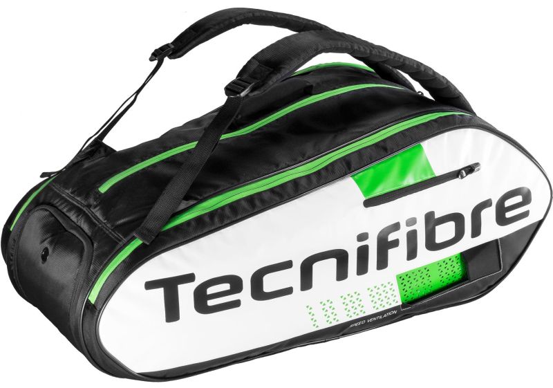 Tecnifibre Squash Green 12R - white/black/green