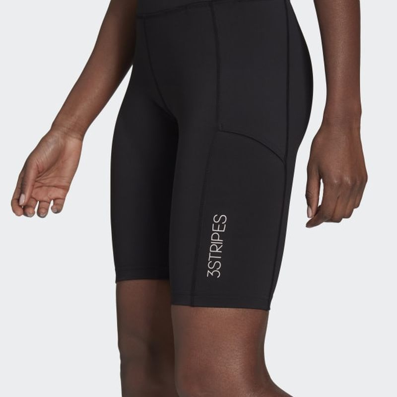 Adidas Club Short Tennis Tights - black/white