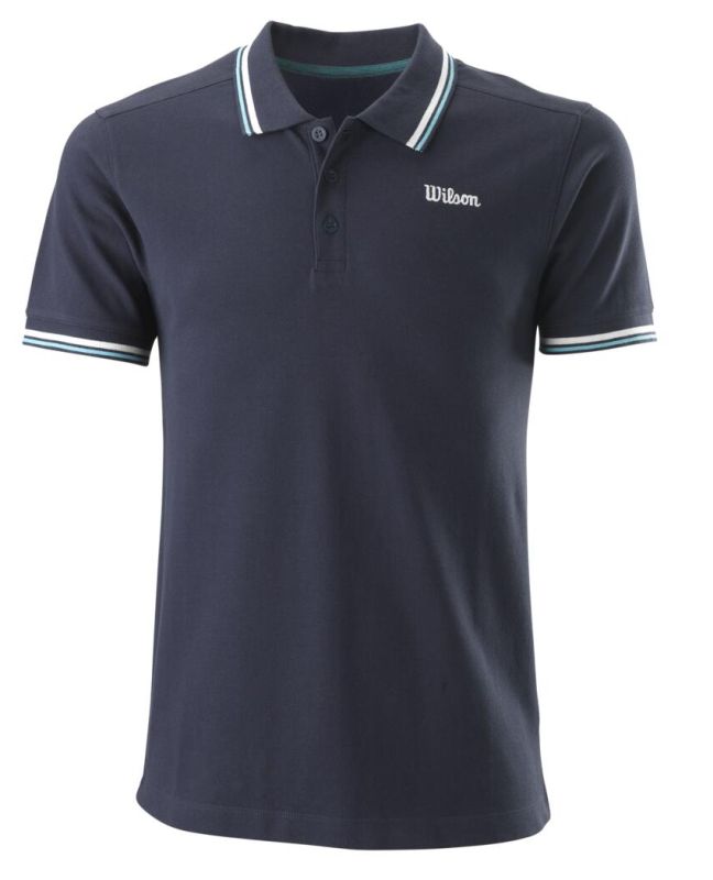 Wilson Chi Ctn Pique Polo Slimfit M - outer space