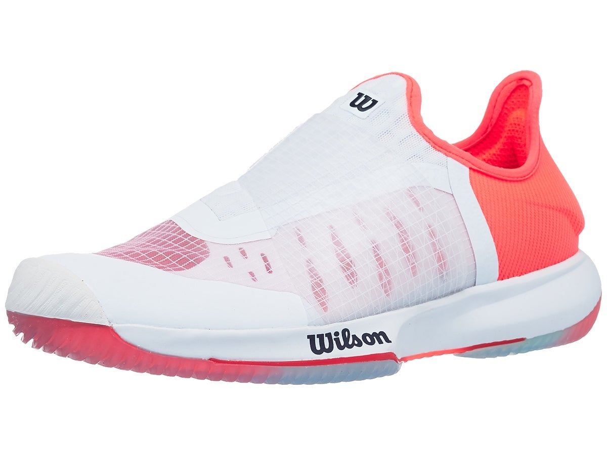 Wilson Kaos Mirage W - white/fiery coral/s.sea