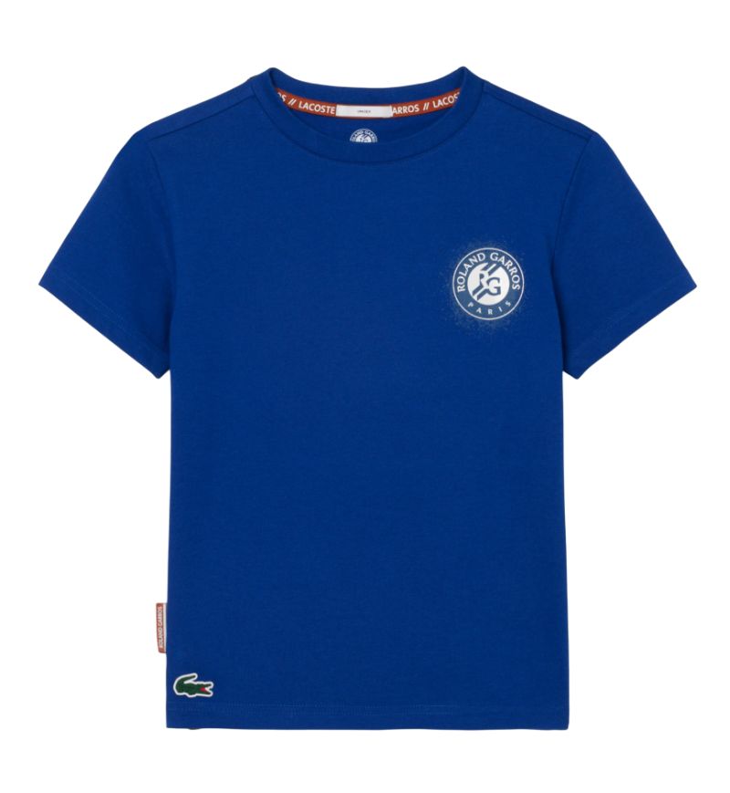 Lacoste Kid's Roland-Garros Edition Tennis T-Shirt - indigo blue 