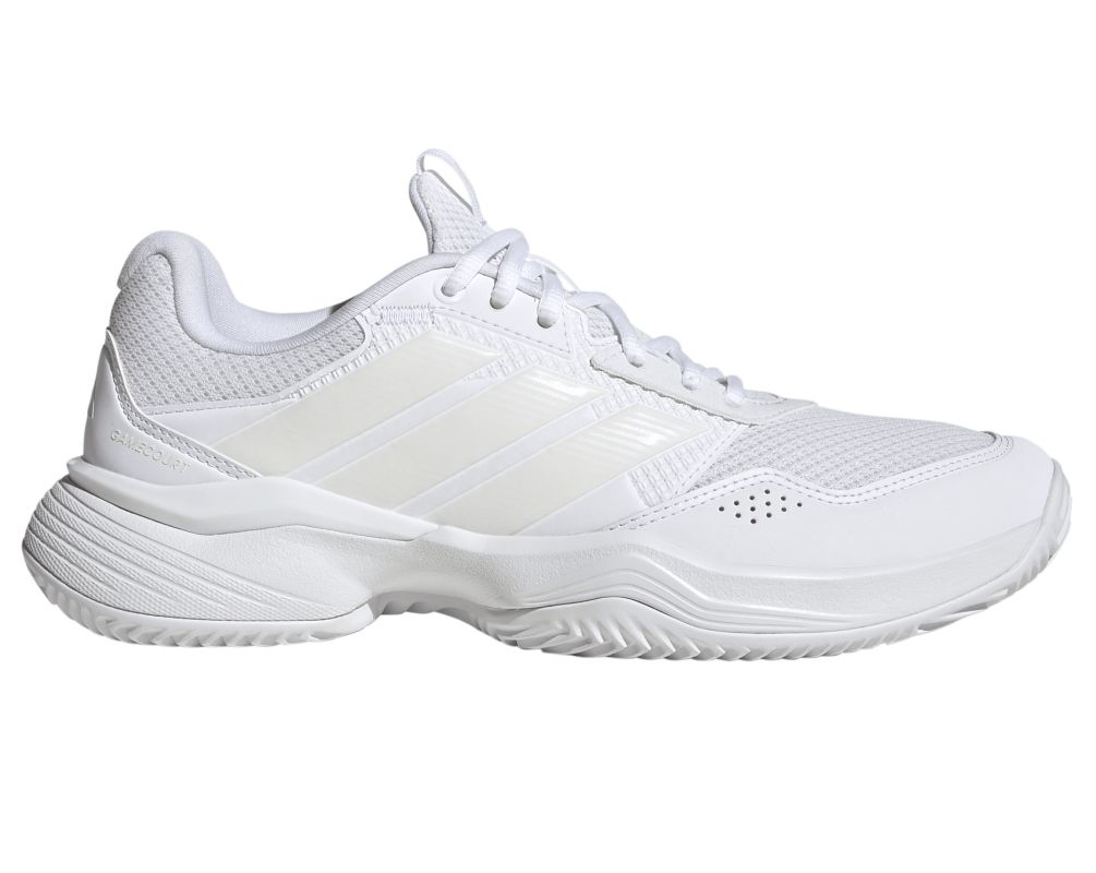 Damskie buty do padla Adidas GameCourt 3 W Clay - footwear white/zero metallic/footwear white