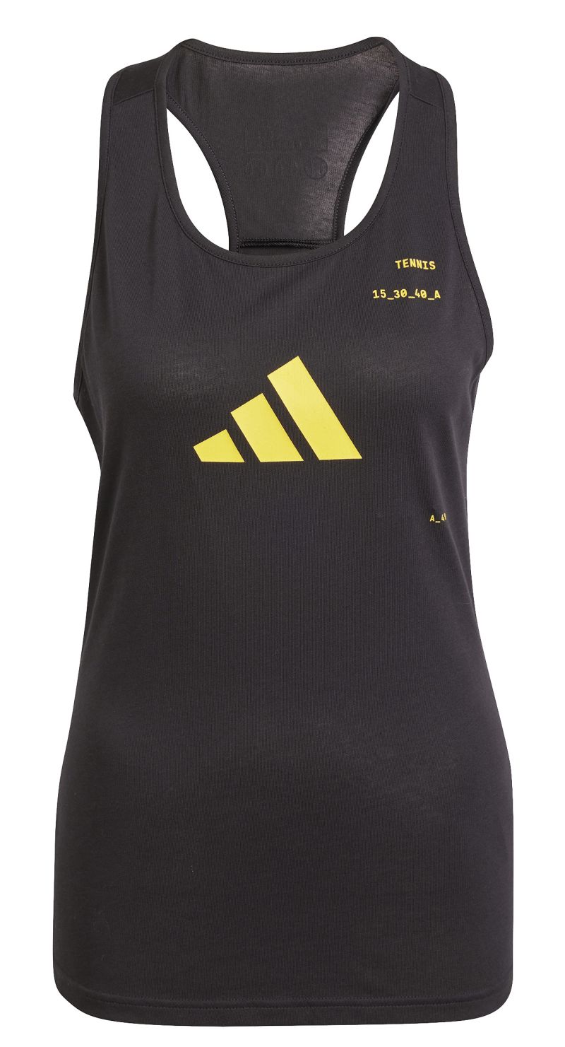 Adidas Aeroready Tennis Category Graphic Tank Top - black