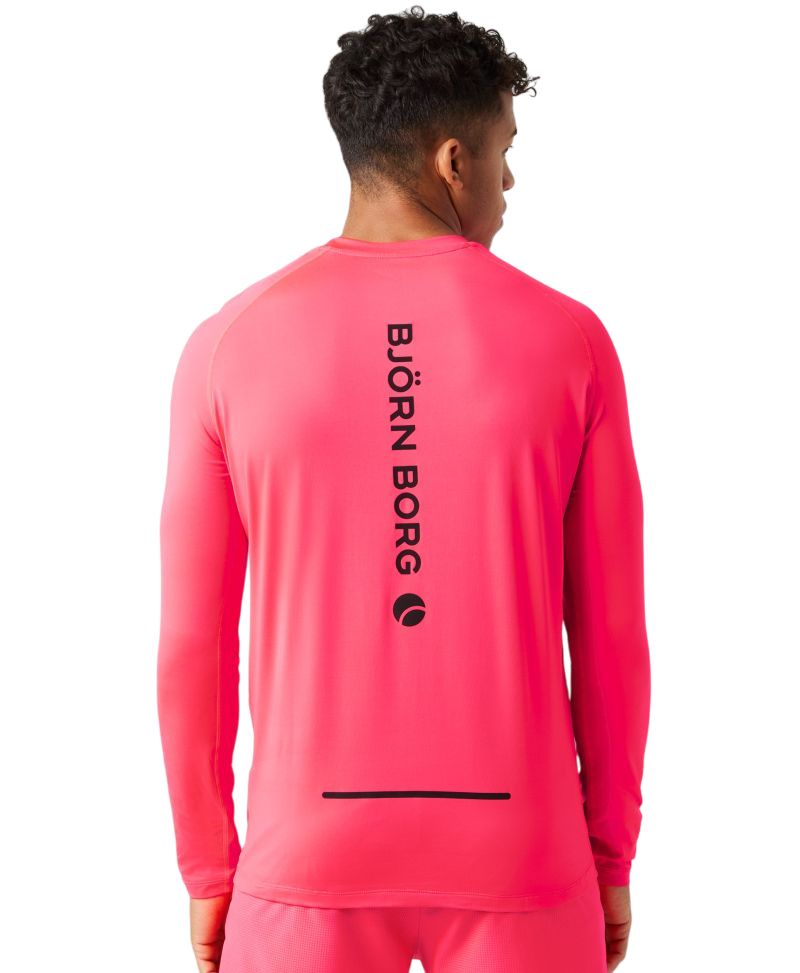 Björn Borg Performance Long Sleeve Brushed - diva pink