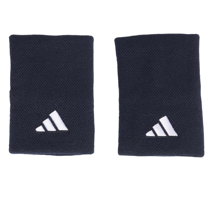 Adidas Long Wristband 2P - navy/white