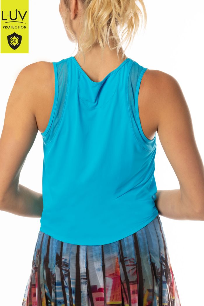 Lucky in Love Luv Chill Out Tank Women - breeze