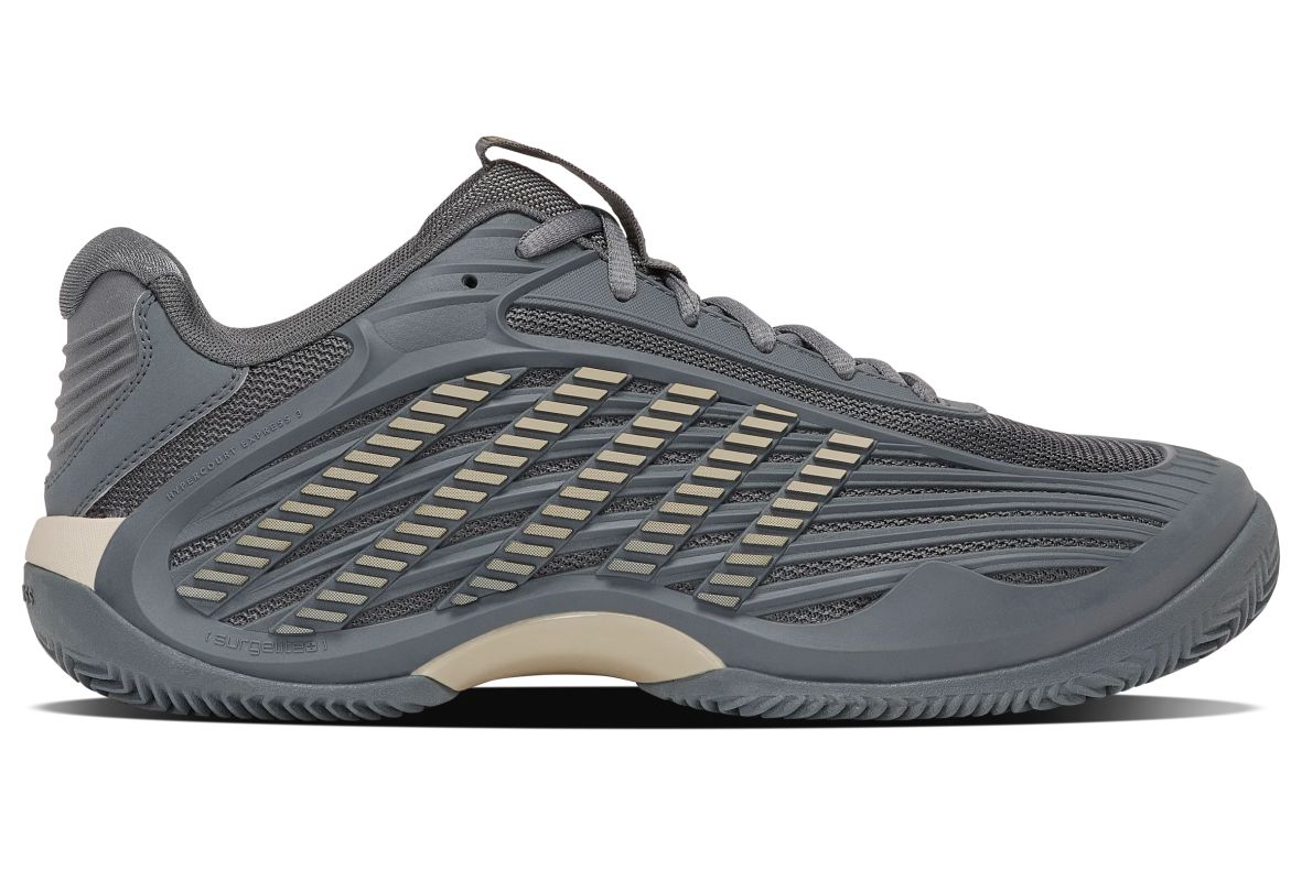 K-Swiss Hypercourt Express 3 Clay - whitecap gray/pale khaki/turbulence K-Swiss Hypercourt Express 3 Clay - whitecap gray/pale khaki/turbulence