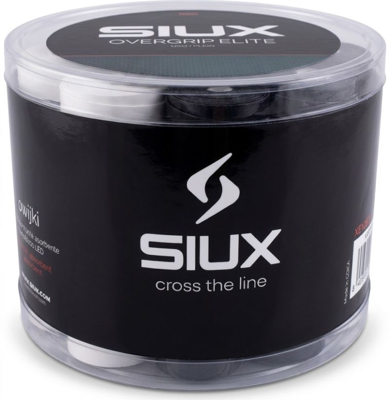 Siux Overgrips Elite 60P - black/white
