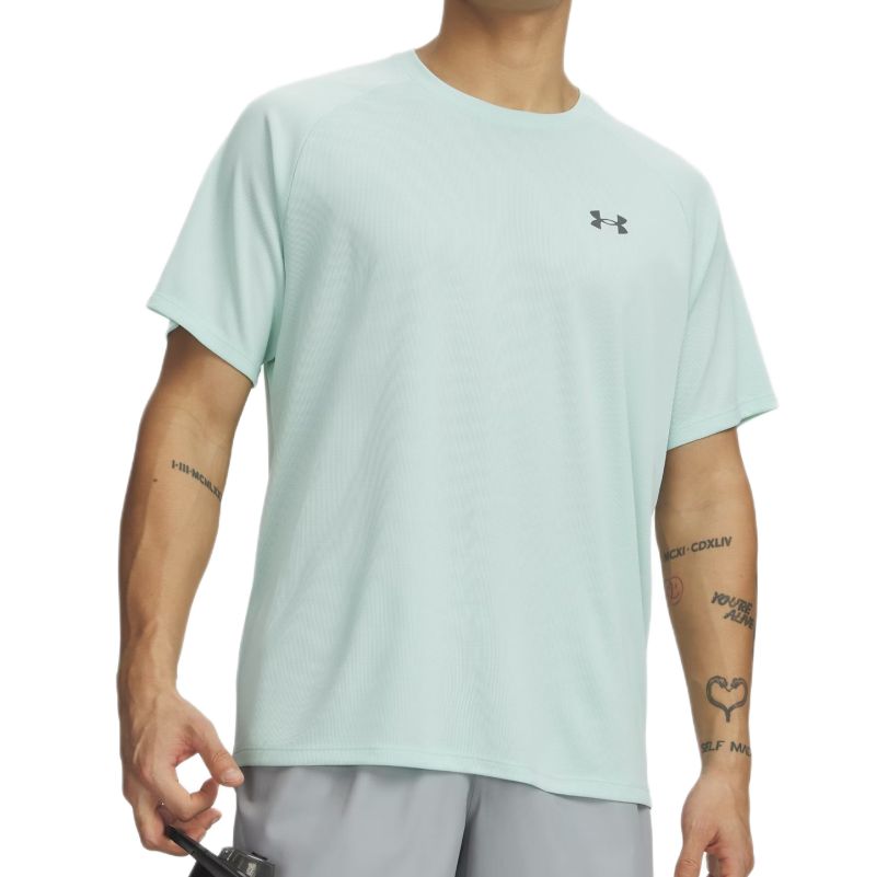 Under Armour Tech Textured Short Sleeve - refresh mint/deprecated/castlerock