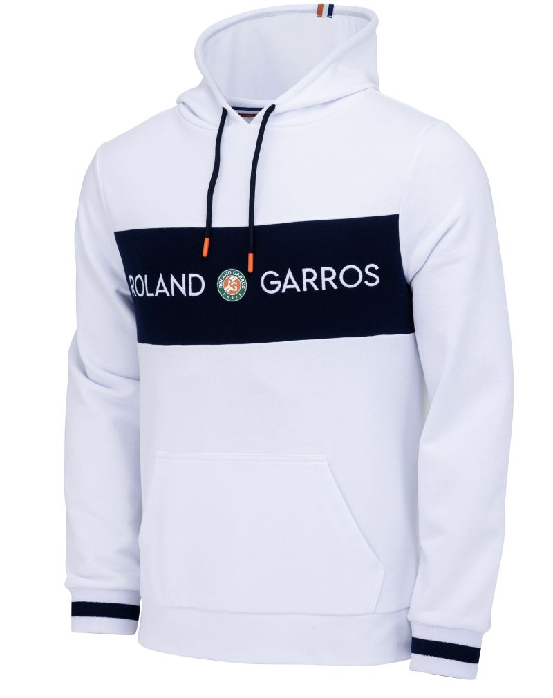 RG22006_FACE Roland Garros Sweat Capuche Colour Block
