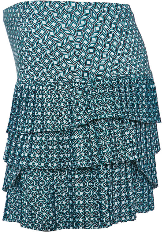 lucky-in-love-green-with-envy-deco-pleat-scallop-skirt-spruce-3 Lucky in Love Green with Envy Deco Pleat Scallop Skirt - spruce