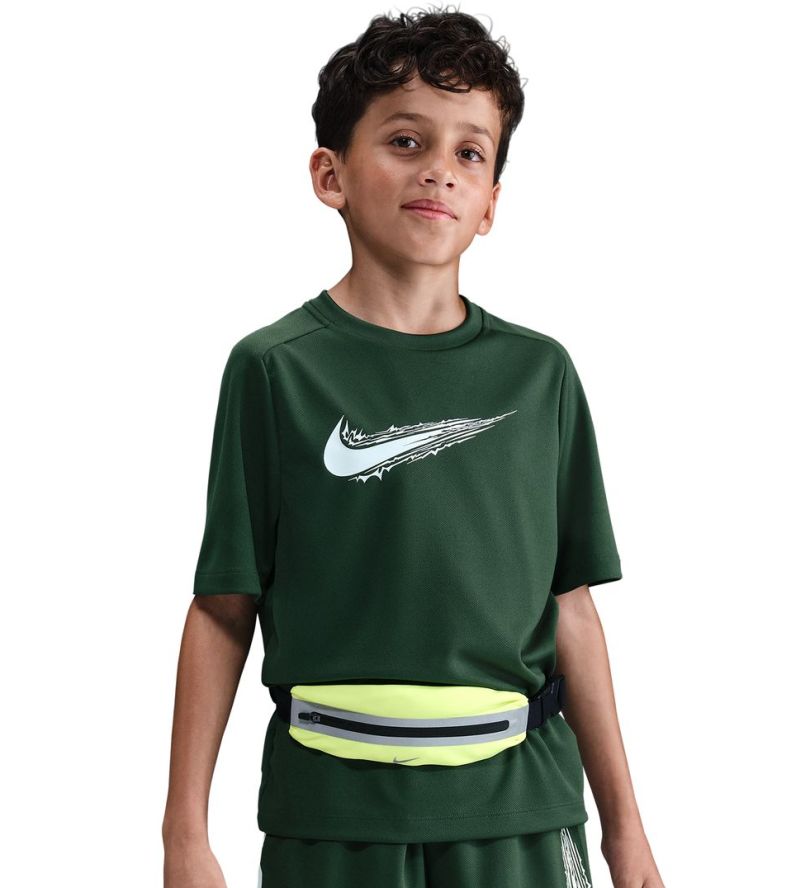 Nike Boys Multi Dri-FIT Short-Sleeve - fir/white
