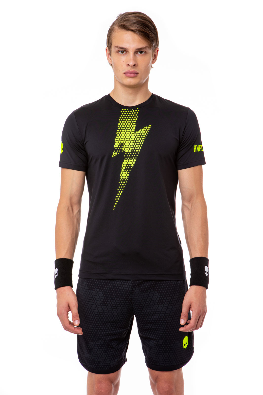 hydrogen-tech-thunderbolt-tee-black-yellow-fluo-3 Hydrogen Tech Thunderbolt Tee - black/yellow fluo