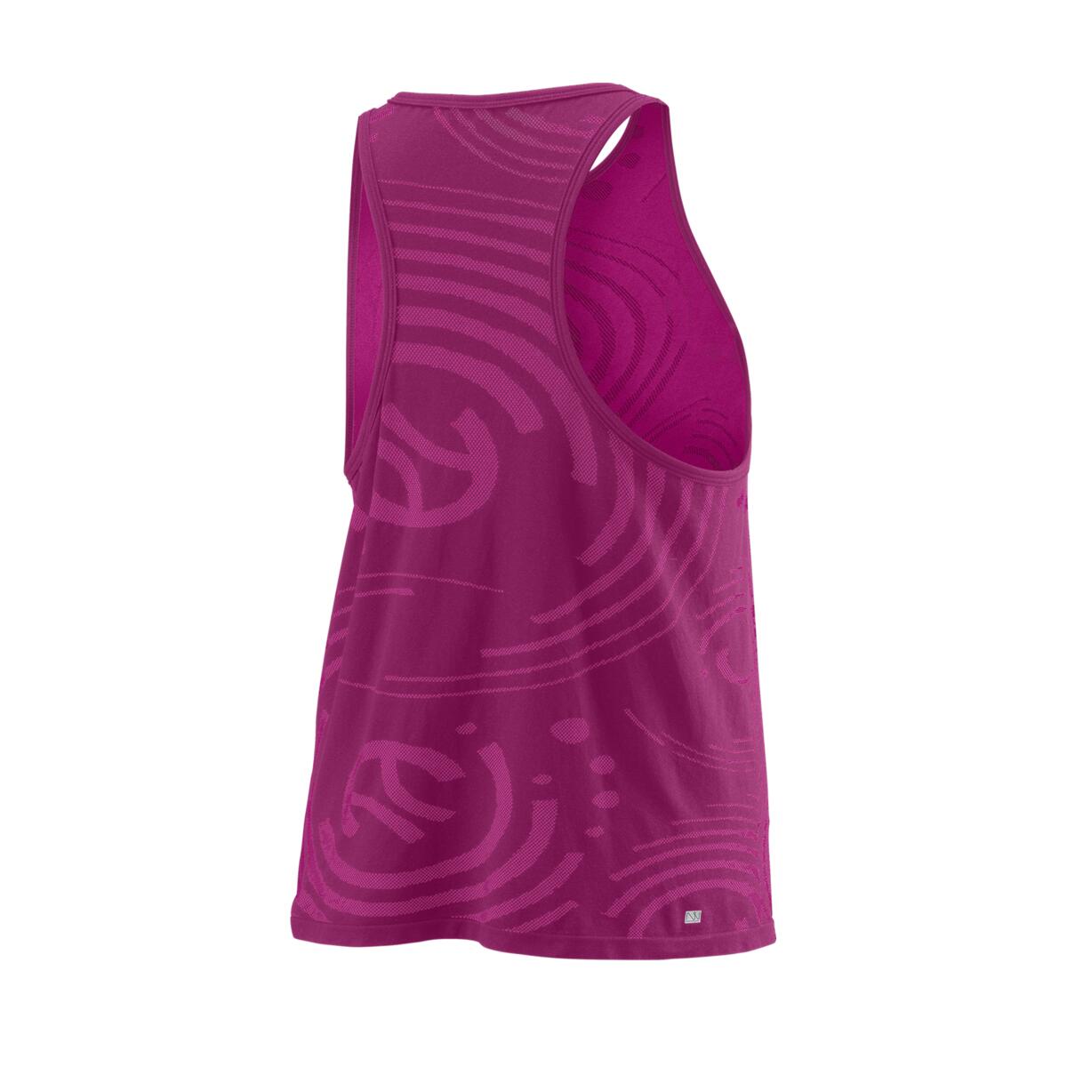 Wilson Power Seamless Tank W - rouge/tonal rouge