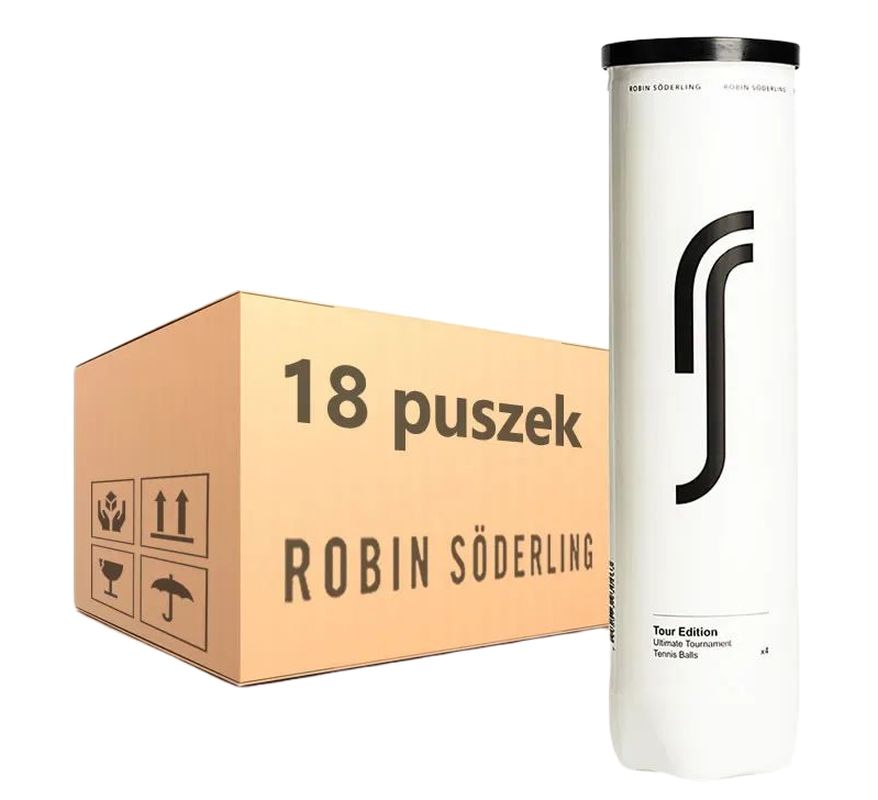 Karton piłek tenisowych Robin Soderling Tour Edition 18x4B