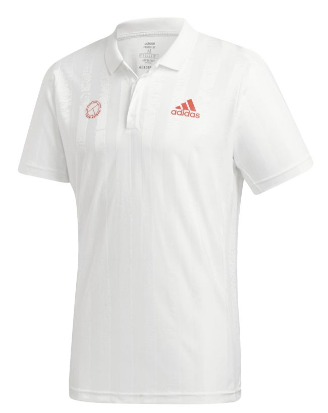 Adidas Freelift Polo ENG M - white/scarlet