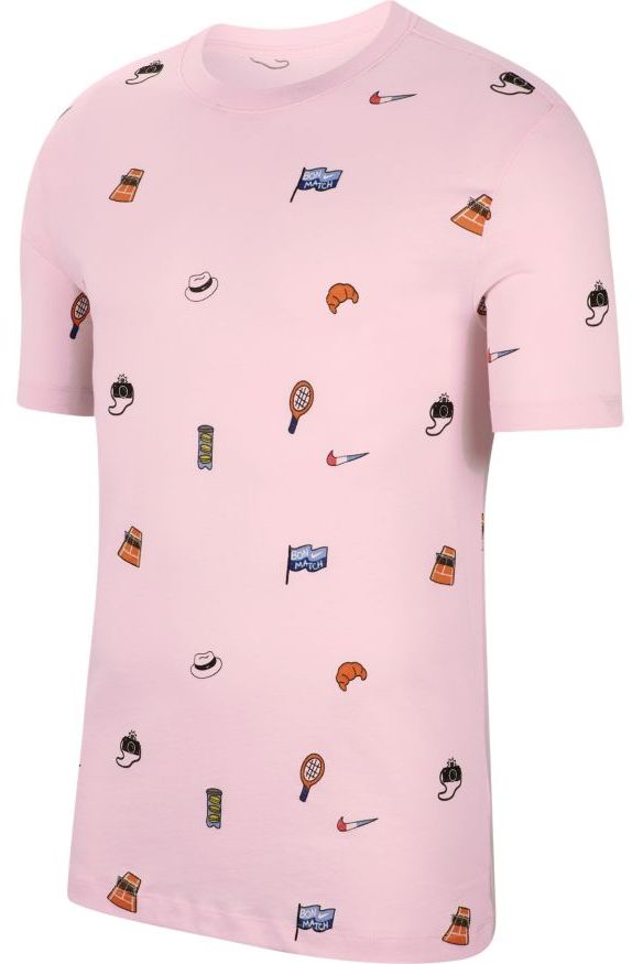 Nike Court Tee Roland Garros - pink foam Nike Court Tee Roland Garros - pink foam