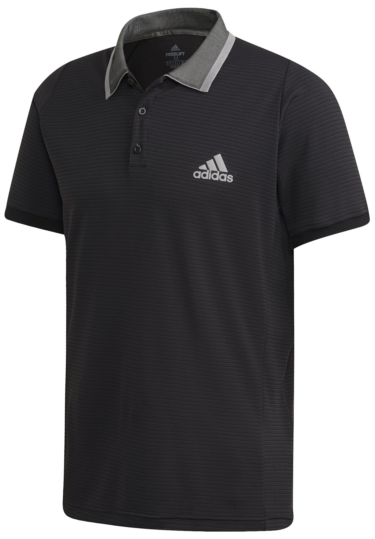 Adidas M T Freelift Polo - black/grey three