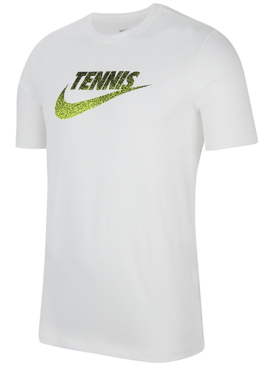 Nike Court Tennis Graphic - white/black/volt Nike Court Tennis Graphic - white/black/volt