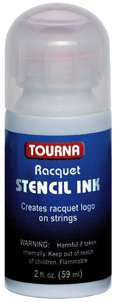 Tourna Racquet Stencil Ink - white