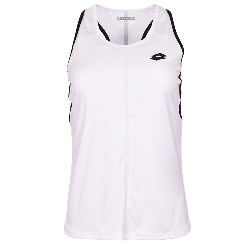 Lotto Top W IV Tank 1 - bright white/all black
