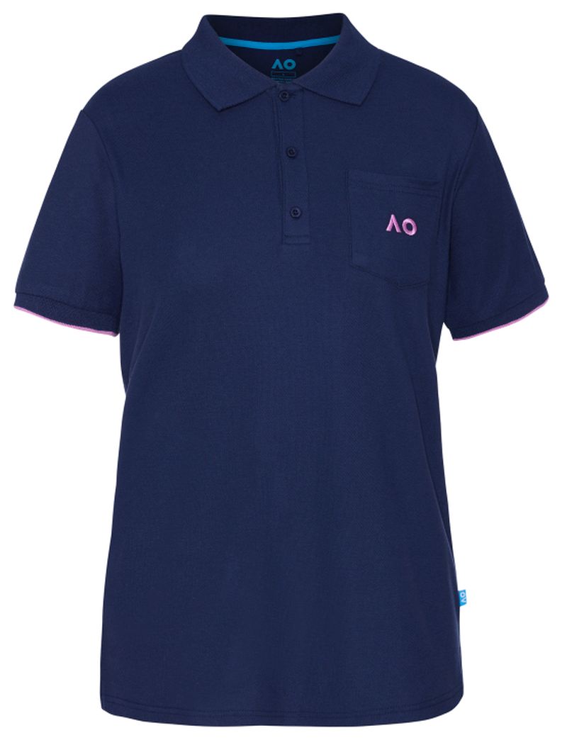Australian Open Polo Pocket AO Logo - navy Australian Open Polo Pocket AO Logo - navy