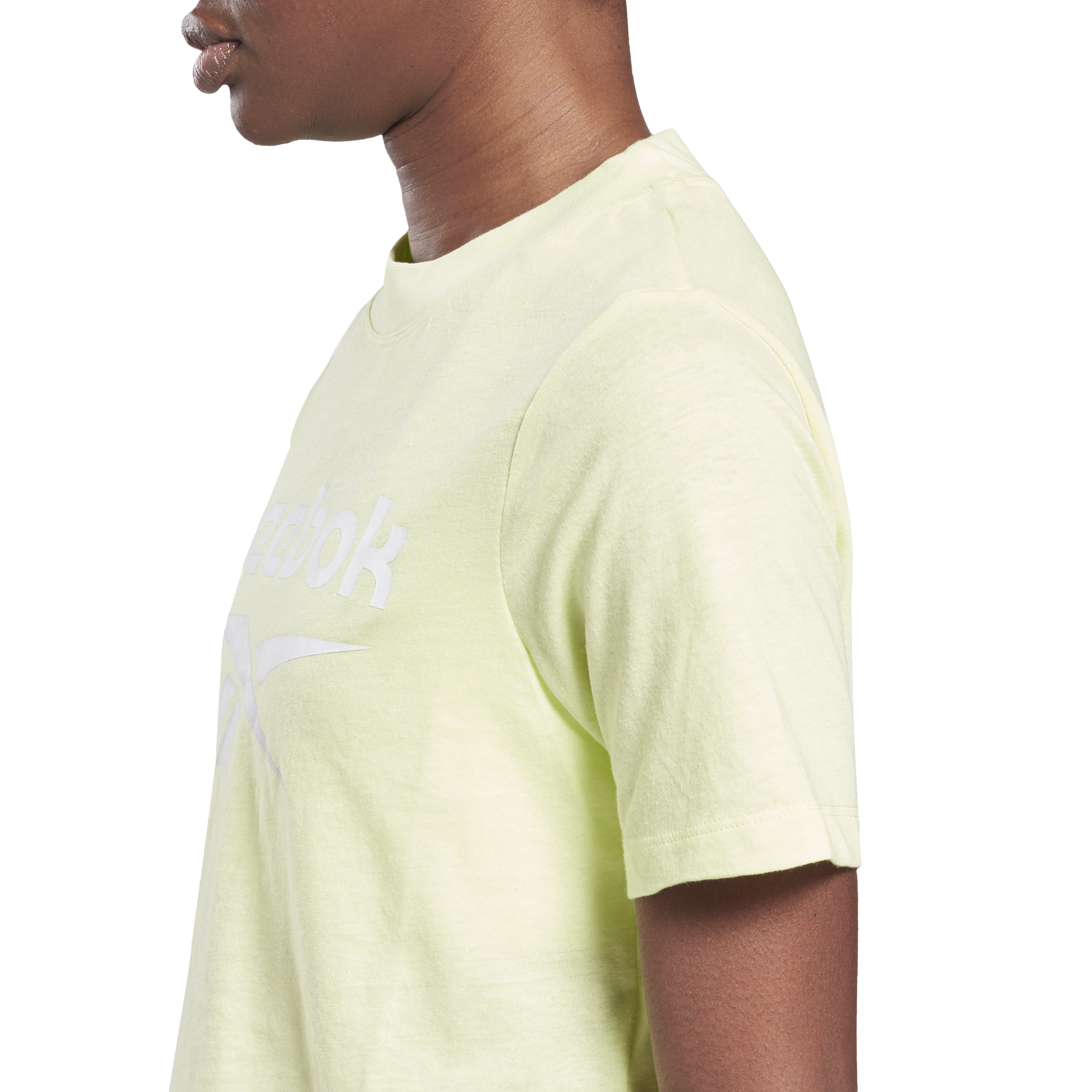 Reebok Identity Crop Tee W - semi energy glow