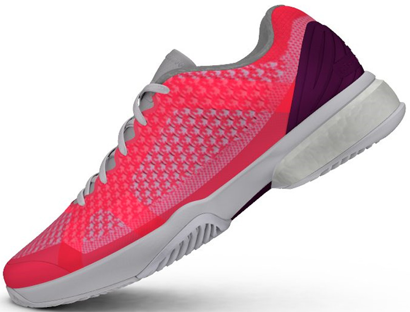 Adidas Stella McCartney Barricade Boost - flash red/white/pop purple