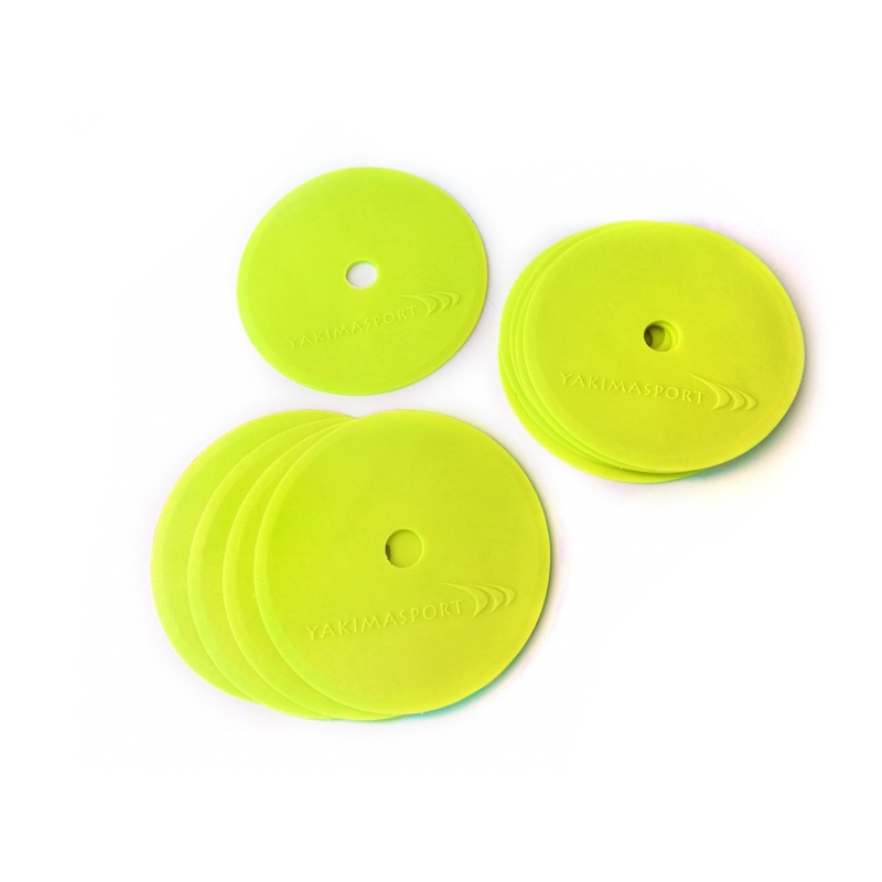 znaczniki-pola-plaskie-maty-znakujace-zestaw-10-szt-zolte Yakimasport Flat Marker 6" 10P