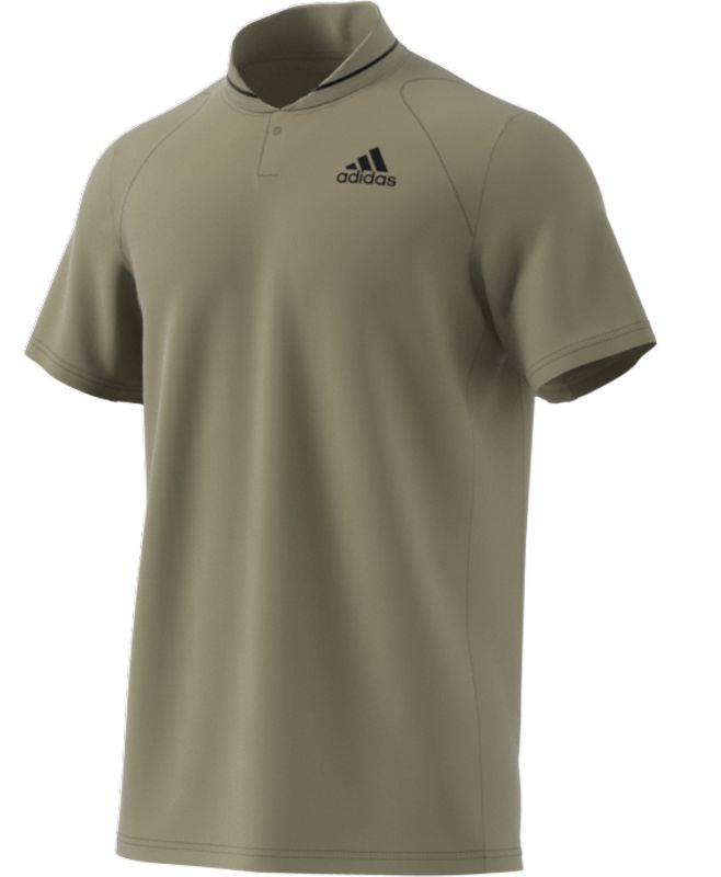 Adidas Club Rib Polo M - orbit green/black