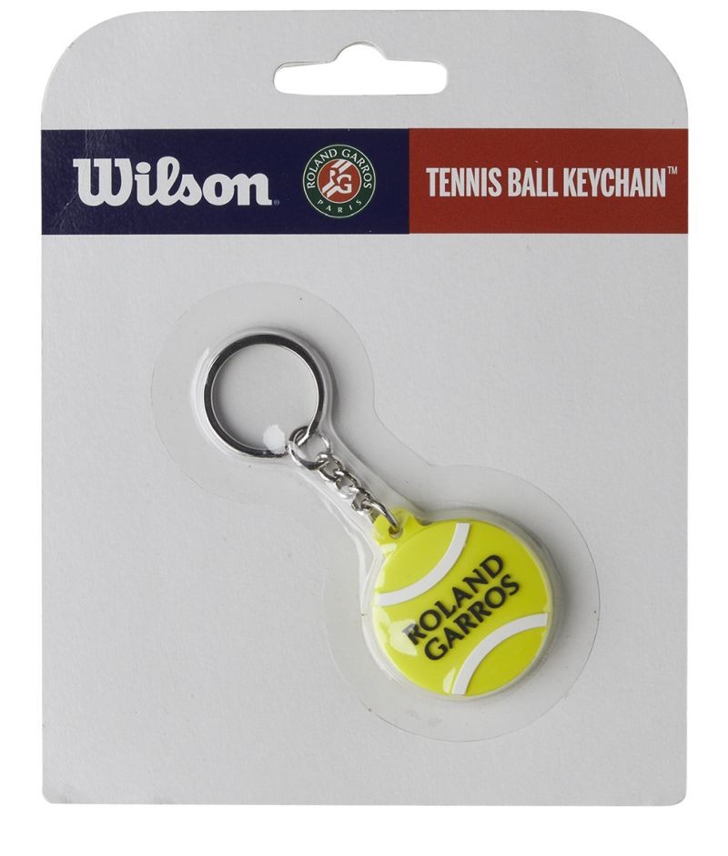 Wilson Roland Garros 2025 Silicone Tennis Ball Keychain