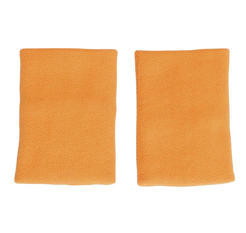 Adidas Long Wristband 2P - orange/white Adidas Long Wristband 2P - orange/white