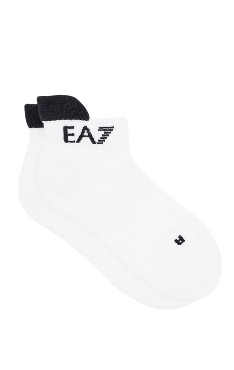 EA7 Tennis Pro Cotton Blend Anckle 1P - white/black 