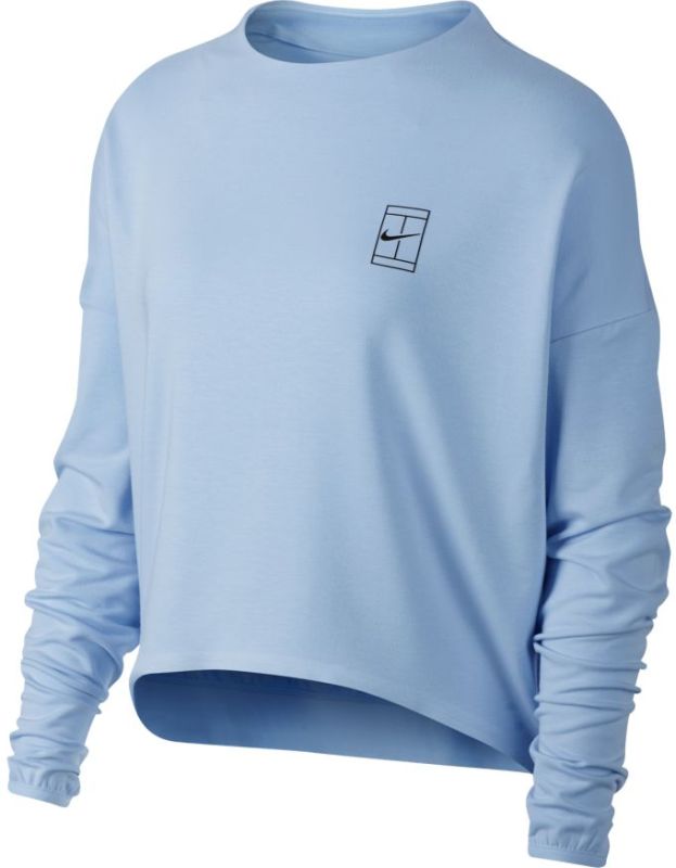 nike-court-dry-ls-top-hydrogen-blue-white-1 Nike Court Dry LS Top - hydrogen blue/white