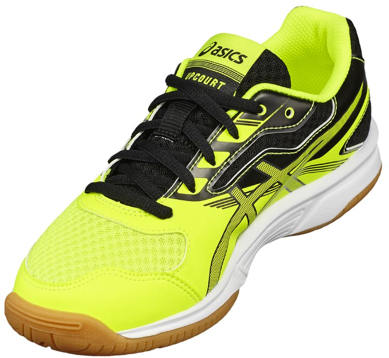 Asics UpCourt 2 GS - safety yellow/dark grey/black