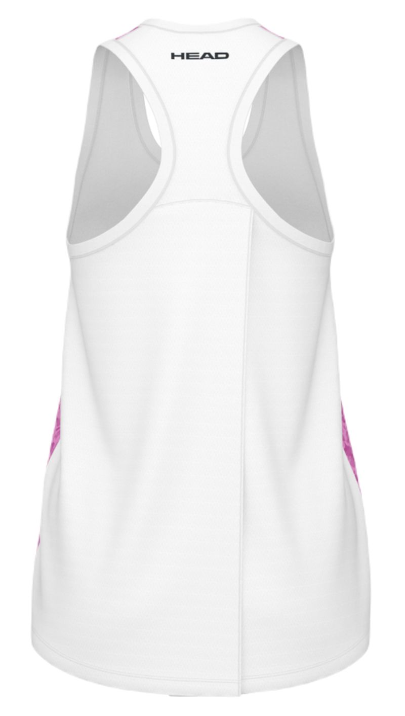 462365 Head Girls Vision Agility Tank - print vision/vivid pink