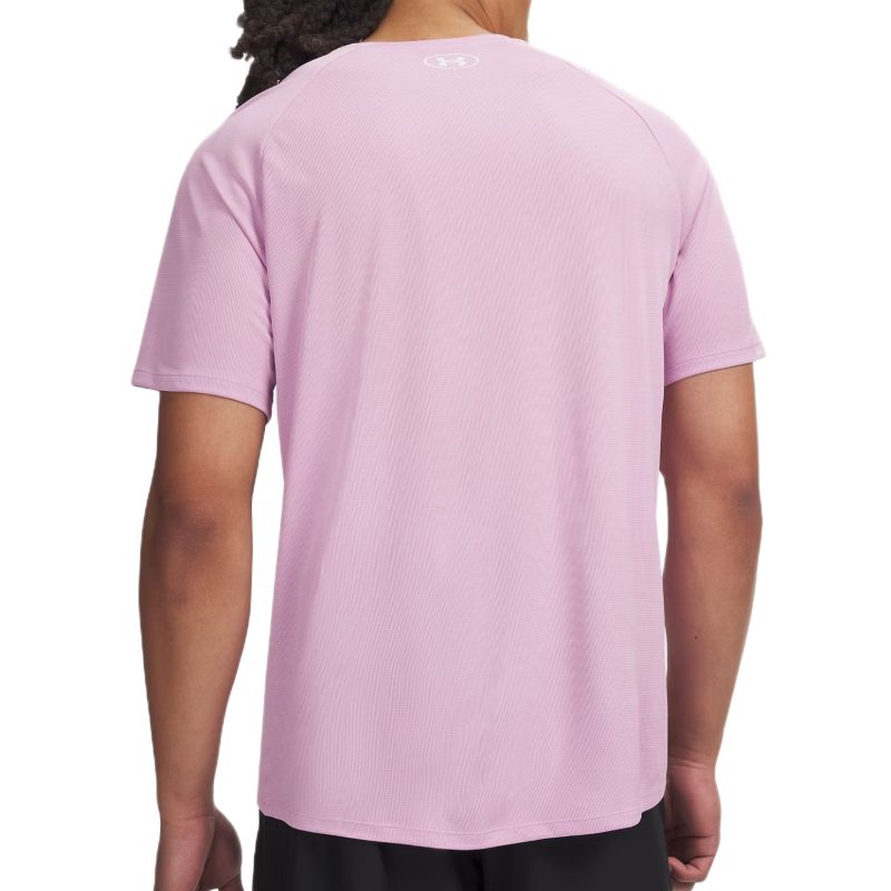 Under Armour Tech Textured Short Sleeve - pink