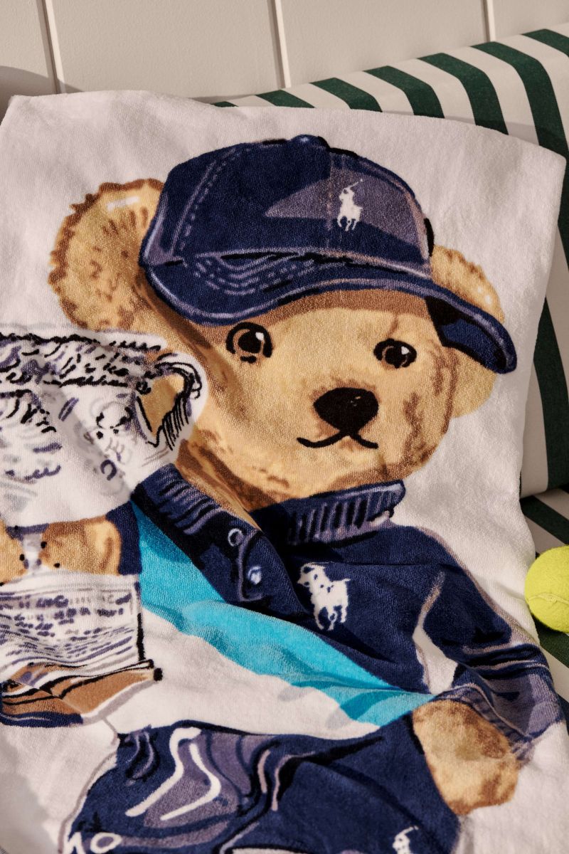 Australian Open x Ralph Lauren Beach Towel - white