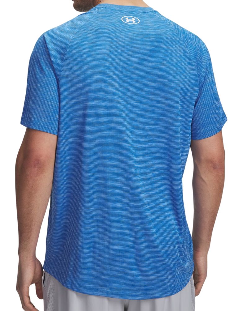 Under Armour Tech Textured Short Sleeve - ether blue